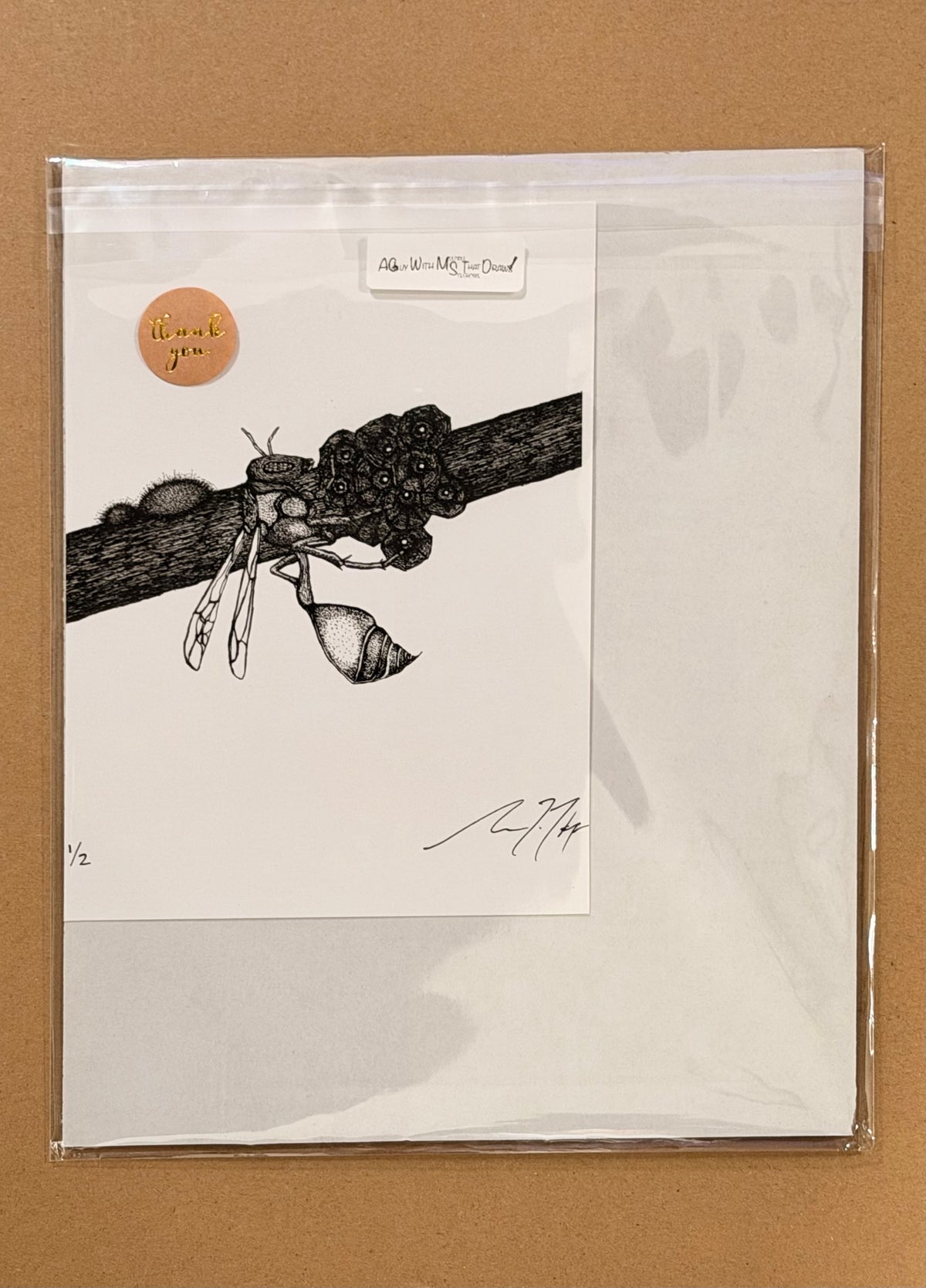 Wasp - 5x7 Signed & Numbered Fine Art Print