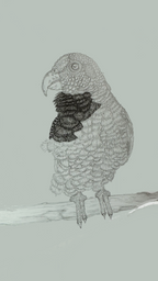 White-capped Pionus Parrot - 8x10 Signed & Numbered Fine Art Print