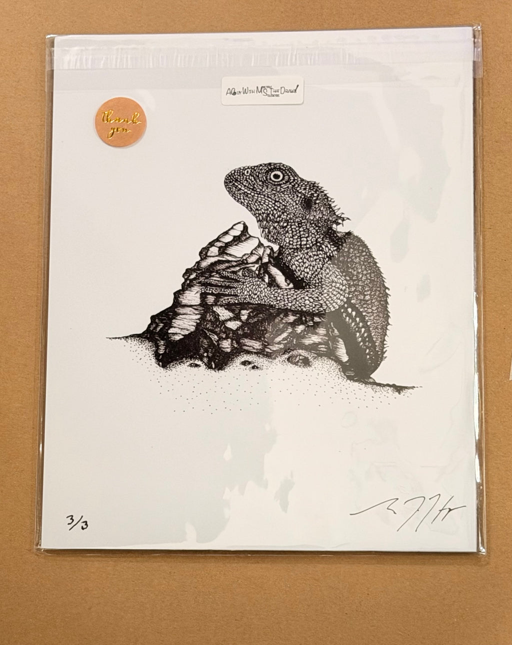 Bearded Dragon - 8x10 Signed & Numbered Fine Art Print