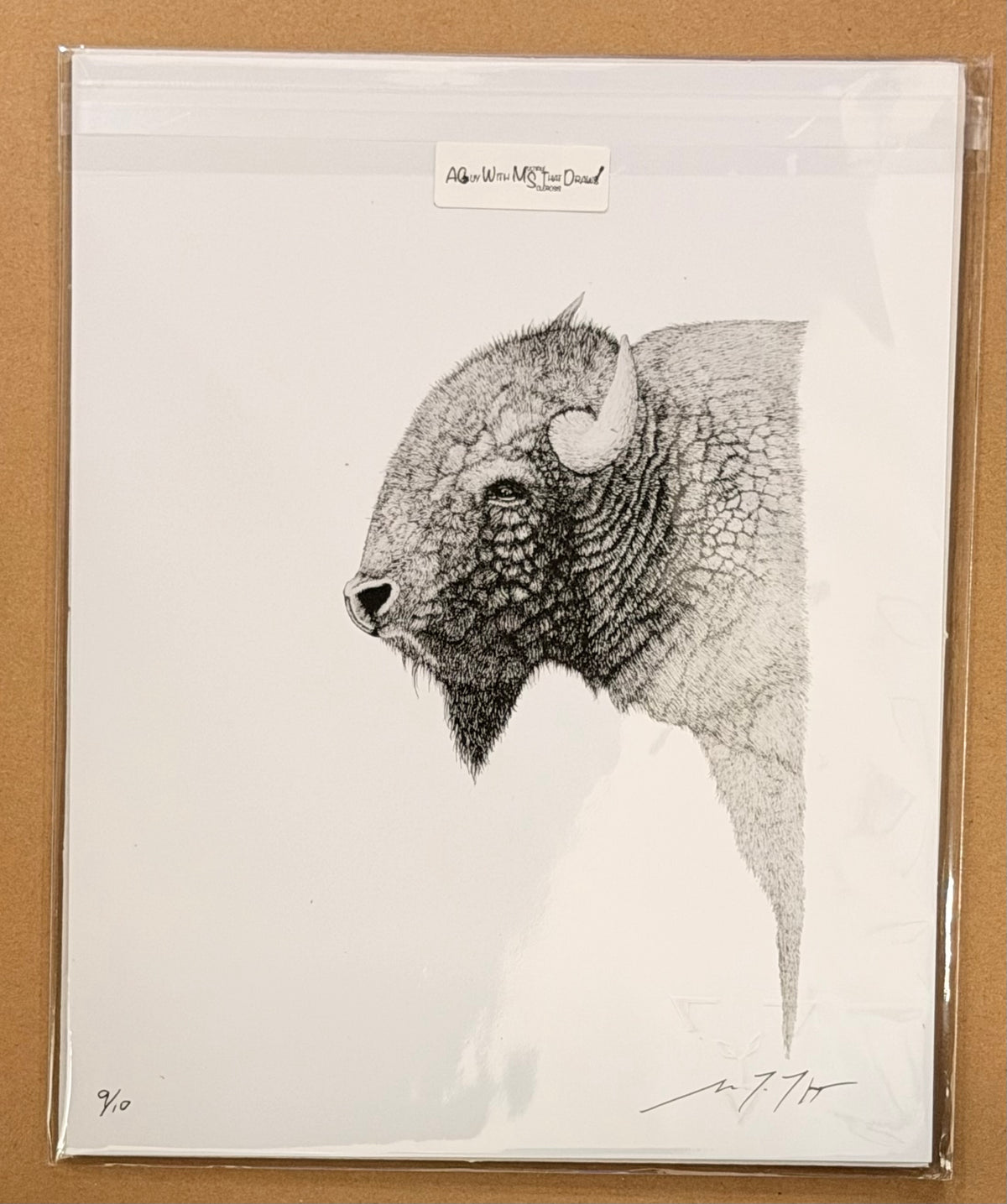 Bison - 8x10 Signed & Numbered Fine Art Print