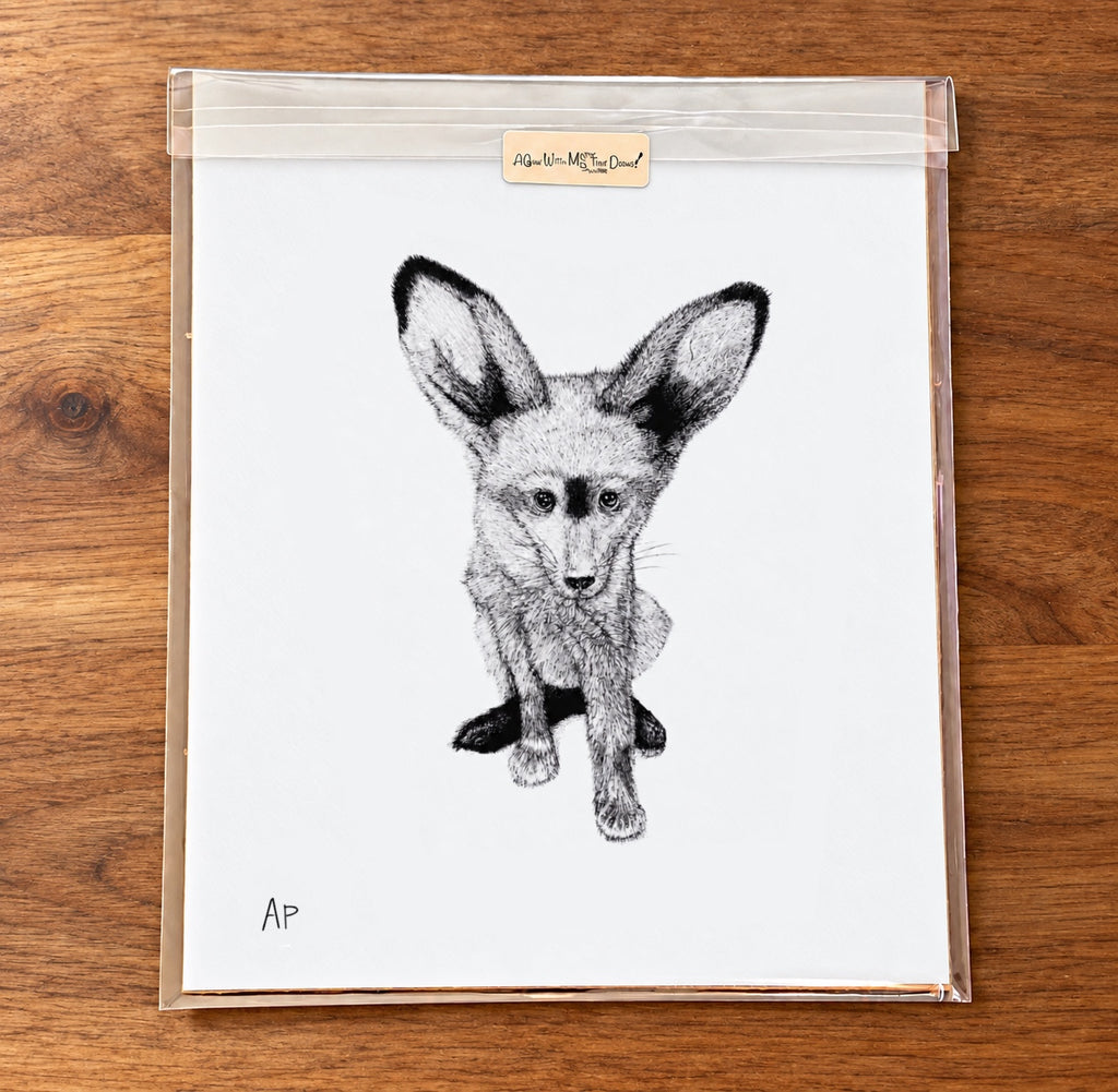 Bat-Eared Fox - 8x10 Signed & Numbered Fine Art Print