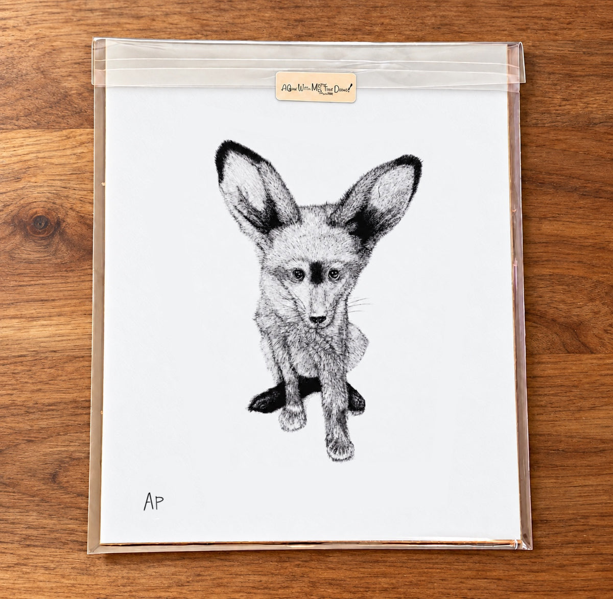 Bat-Eared Fox - 8x10 Signed & Numbered Fine Art Print