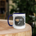Baby Sea Turtle Mug Hand Drawn Ocean Art Coffee Cup Be You Be Resilient Message - aGuyWithMSthatDraws