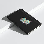 Baby Triceratops • Hand Drawn • Hardcover Notebook • 5.5 x 8.5 - aGuyWithMSthatDraws