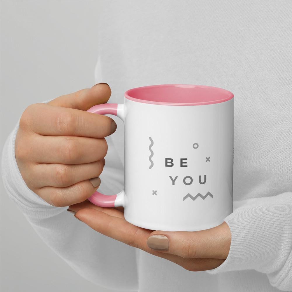 Be You - Capybara Mug Handmade Animal Art Ceramic Coffee Cup For Animal Lovers Gift Idea - aGuyWithMSthatDraws