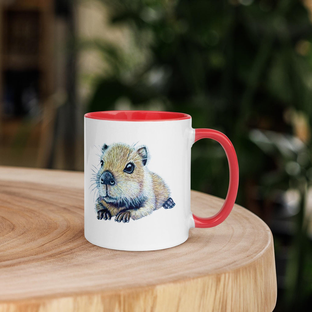 Be You - Capybara Mug Handmade Animal Art Ceramic Coffee Cup For Animal Lovers Gift Idea - aGuyWithMSthatDraws