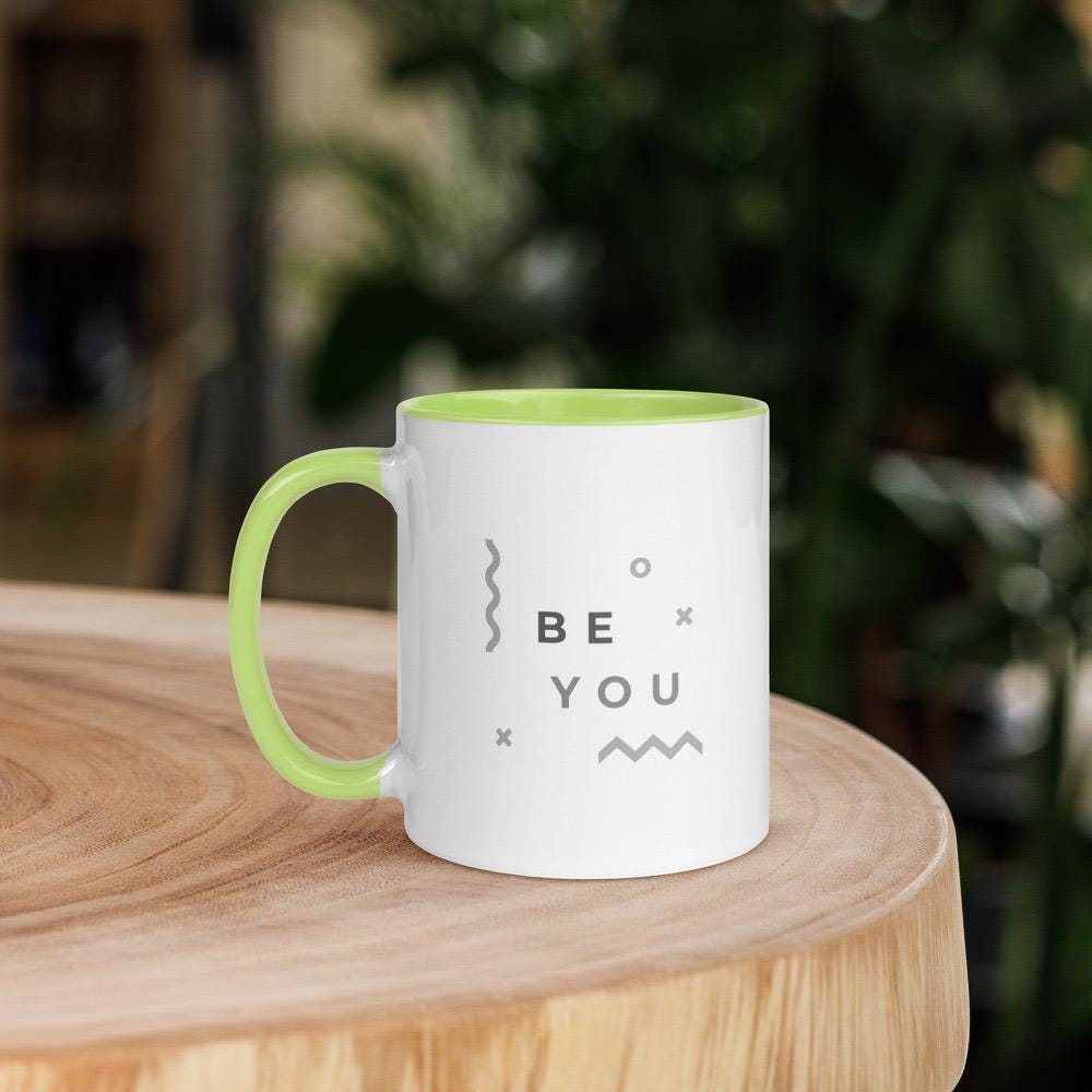 Be You - Capybara Mug Handmade Animal Art Ceramic Coffee Cup For Animal Lovers Gift Idea - aGuyWithMSthatDraws