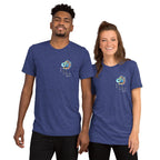 Be You - Mandarin Fish Shirt Triblend Tee With Hand Drawn Pastel Illustration Animal Art Tee - aGuyWithMSthatDraws