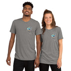Be You - Mandarin Fish Shirt Triblend Tee With Hand Drawn Pastel Illustration Animal Art Tee - aGuyWithMSthatDraws