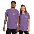 Be You - Mandarin Fish Shirt Triblend Tee With Hand Drawn Pastel Illustration Animal Art Tee - aGuyWithMSthatDraws