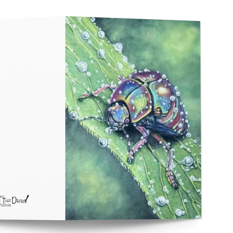Beatles Greeting Card Original Pastel Pencil Art By A Guy With MS That Draws For Birthdays And Music Lovers Keepsake - aGuyWithMSthatDraws