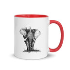 Elephant Ink • Hand Drawn Ceramic Mug • 11oz & 15oz - aGuyWithMSthatDraws