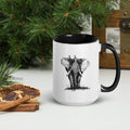Elephant Ink • Hand Drawn Ceramic Mug • 11oz & 15oz - aGuyWithMSthatDraws