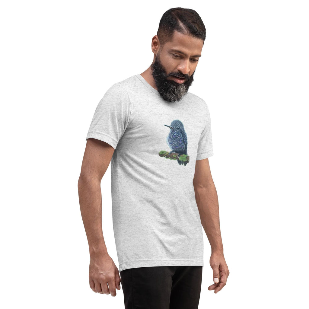Hand Drawn Baby Hummingbird • Uni - Sex Tri - Blend T-Shirt - aGuyWithMSthatDraws