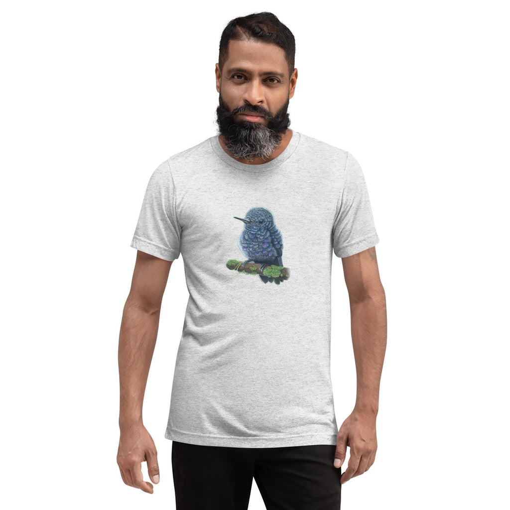Hand Drawn Baby Hummingbird • Uni - Sex Tri - Blend T-Shirt - aGuyWithMSthatDraws