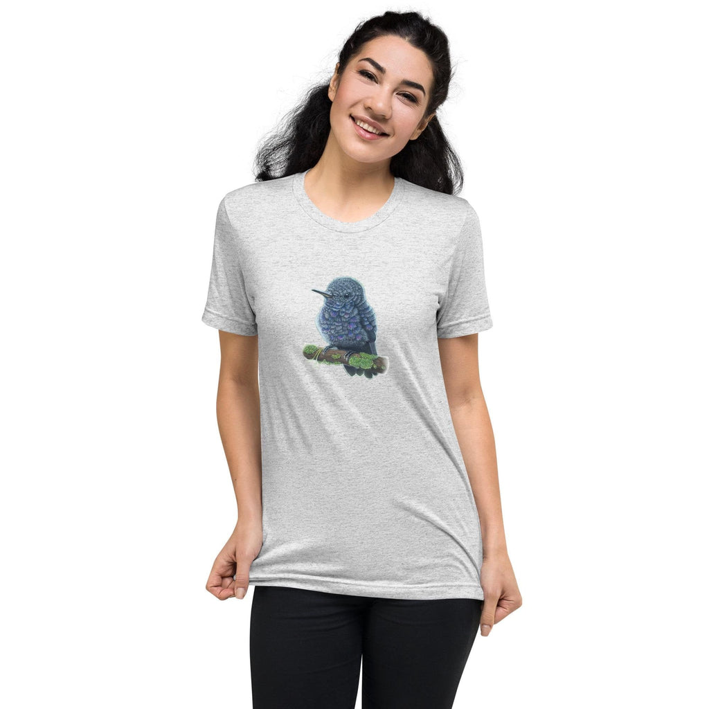 Hand Drawn Baby Hummingbird • Uni - Sex Tri - Blend T-Shirt - aGuyWithMSthatDraws