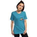 Hand Drawn Baby Sea Turtle • Uni - Sex Tri - Blend T-Shirt - aGuyWithMSthatDraws