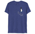 Hand Drawn Blue Footed Booby • Uni - Sex Tri - Blend T-Shirt - aGuyWithMSthatDraws