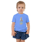 Hand Drawn Lady Triceratops • Toddler T-Shirt - aGuyWithMSthatDraws