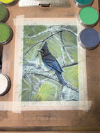 Hand Drawn Sterling Jay • Art Magnet - aGuyWithMSthatDraws