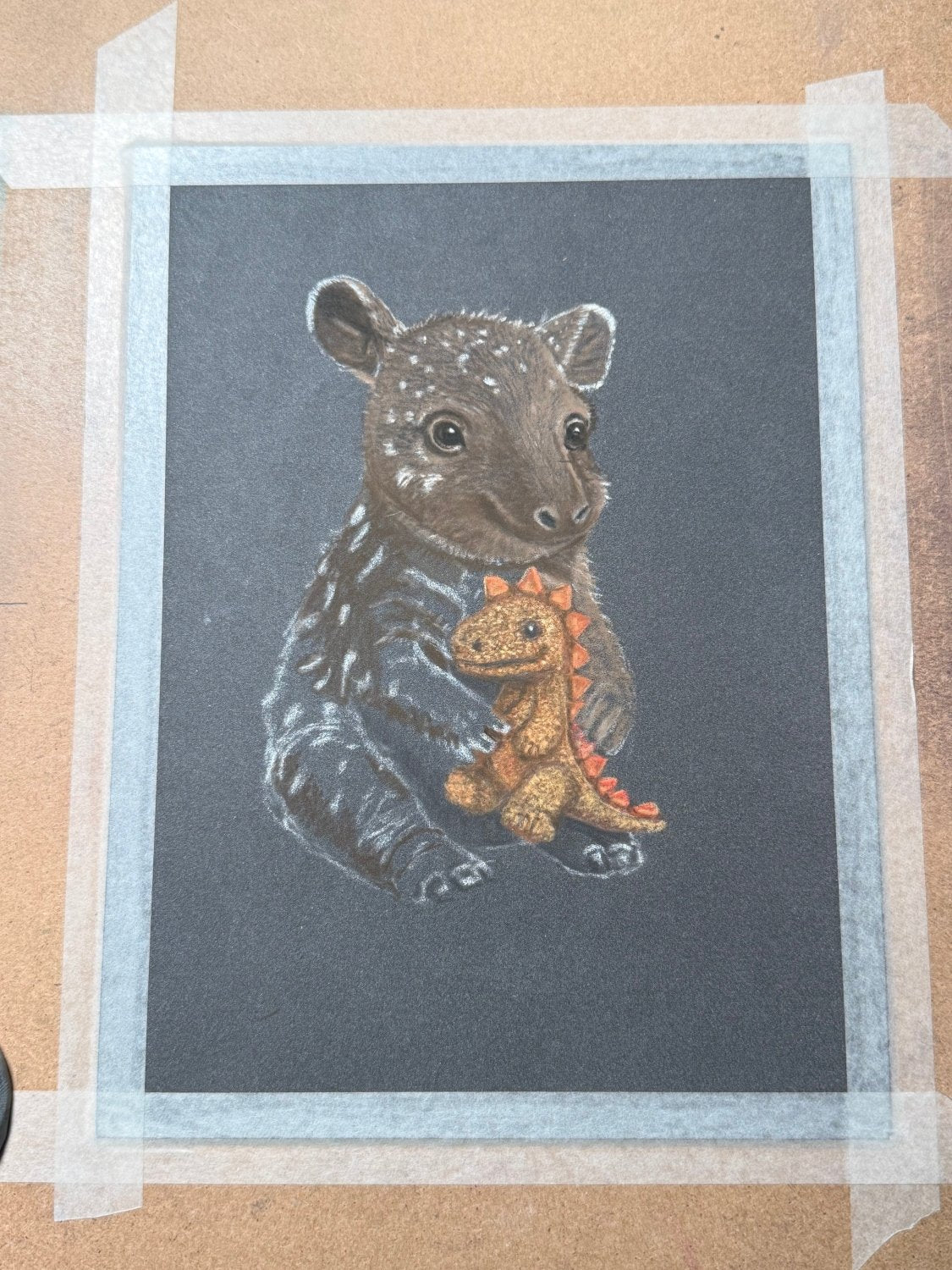 Hand Drawn Tapir • Art Magnet - aGuyWithMSthatDraws