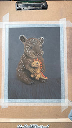 Hand Drawn Tapir • Art Magnet - aGuyWithMSthatDraws