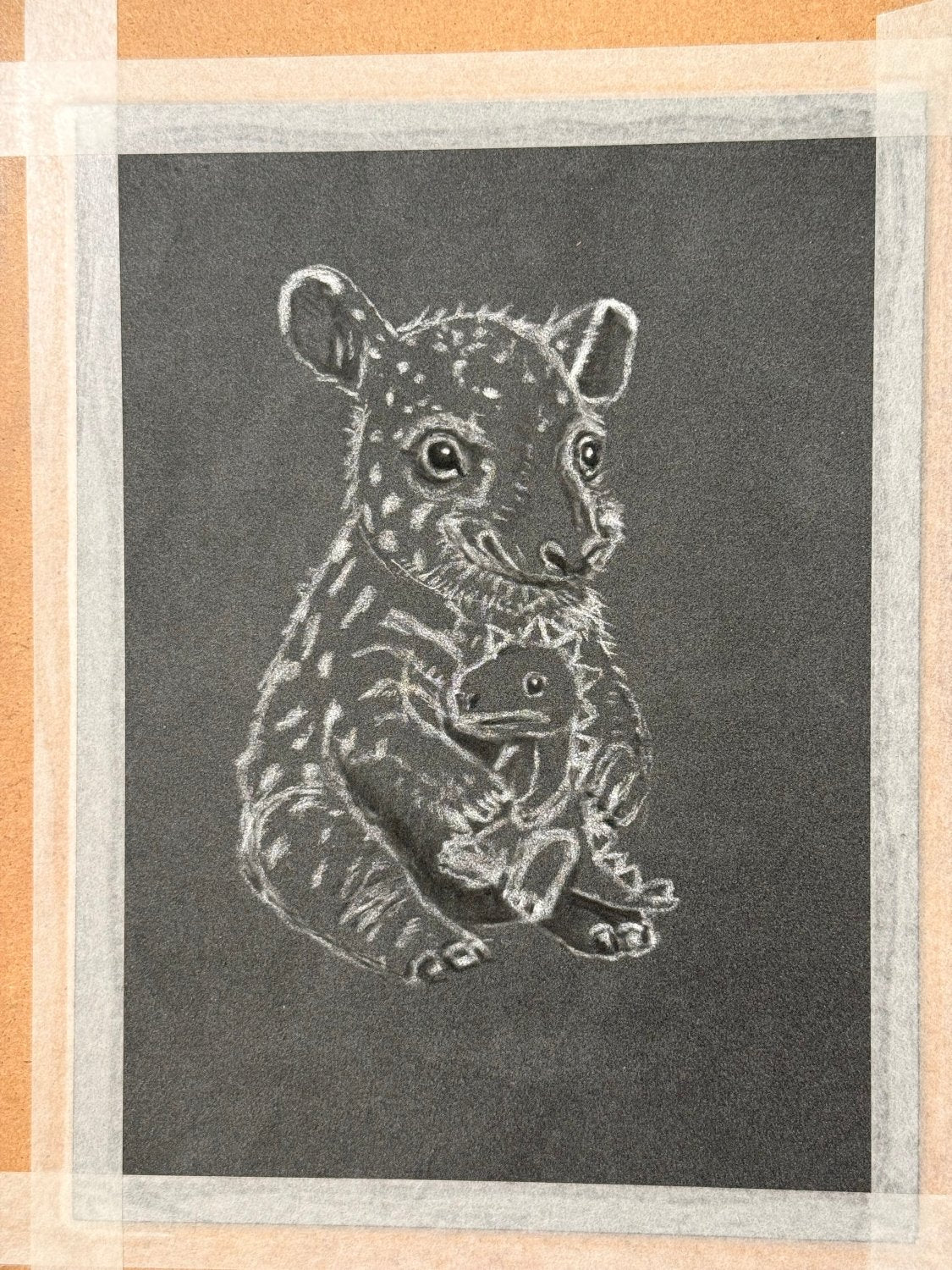 Hand Drawn Tapir • Art Magnet - aGuyWithMSthatDraws