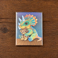 Hand Drawn Triceratops • Art Magnet - aGuyWithMSthatDraws