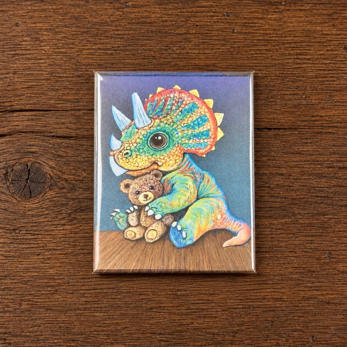 Hand Drawn Triceratops • Art Magnet - aGuyWithMSthatDraws