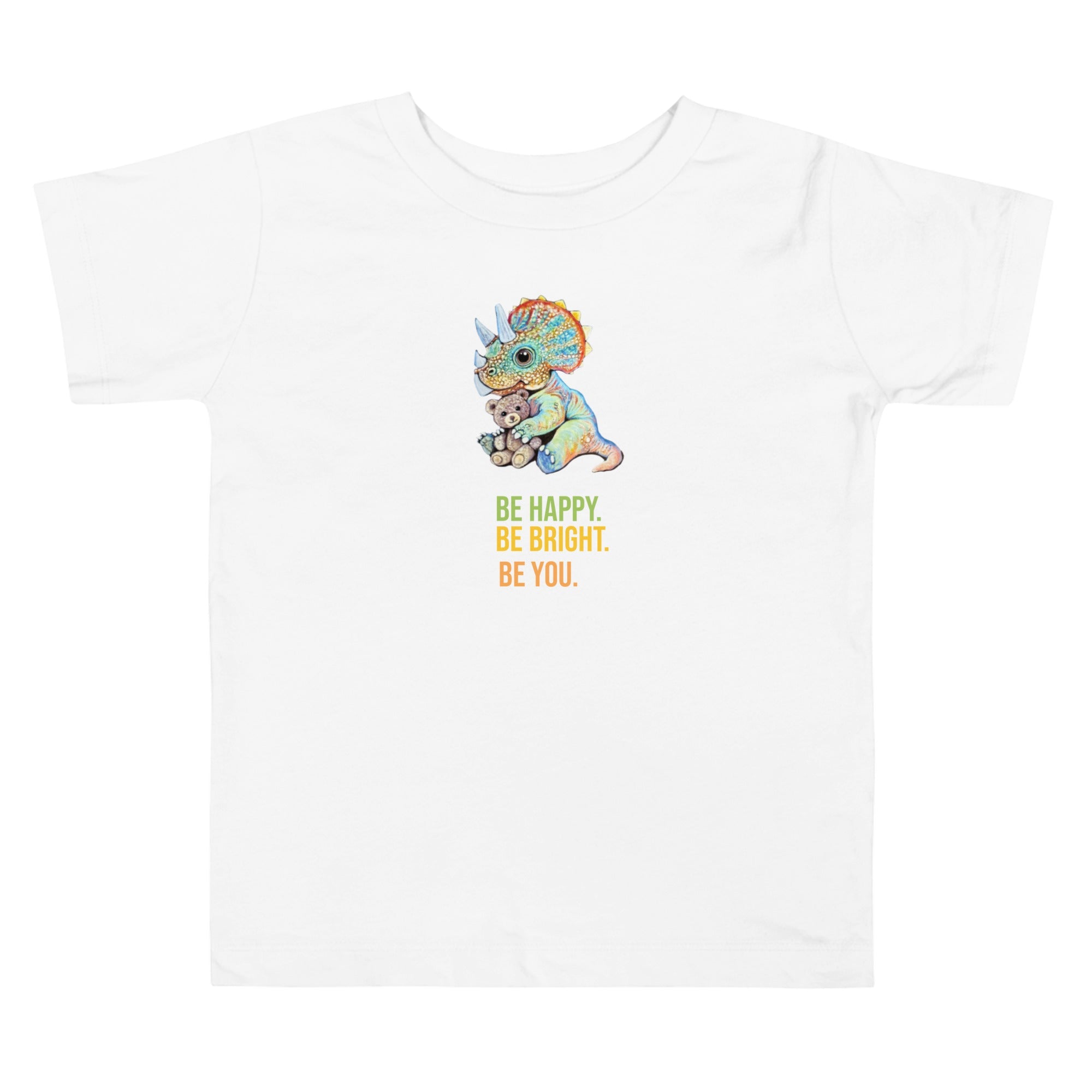 Hand Drawn Triceratops • Toddler T-Shirt - aGuyWithMSthatDraws