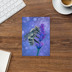 Handmade Bee Greeting Card With Pastel Artwork And Nature Inspired Blank 4x6 Inch Card For Birthdays And Thank You Notes - aGuyWithMSthatDraws