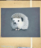 Hedgehog Greeting Card Hand Drawn Animal Art Note Card For Birthdays Thank You And Just Because - aGuyWithMSthatDraws