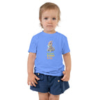 Lady Triceratops Toddler Shirt – Hand-Drawn Dinosaur Tee