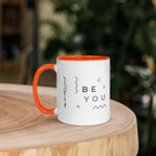 Mandarin Fish Mug With Vibrant Ocean Art Ceramic Coffee Cup 11 Oz Colorful Rim Handle And Interior - aGuyWithMSthatDraws