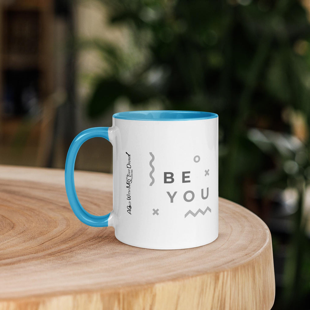 Mandarin Fish Mug With Vibrant Ocean Art Ceramic Coffee Cup 11 Oz Colorful Rim Handle And Interior - aGuyWithMSthatDraws