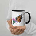 Monarch Butterfly • Hand Drawn Ceramic Mug • 11oz & 15oz - aGuyWithMSthatDraws
