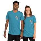 aGuyWithMSthatDraws Ocelot • Hand Drawn • Uni-Sex Tri-Blend T-Shirt - T-Shirts T-shirt