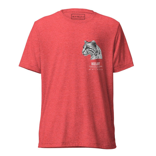 aGuyWithMSthatDraws Ocelot • Hand Drawn • Uni-Sex Tri-Blend T-Shirt - T-Shirts T-shirt
