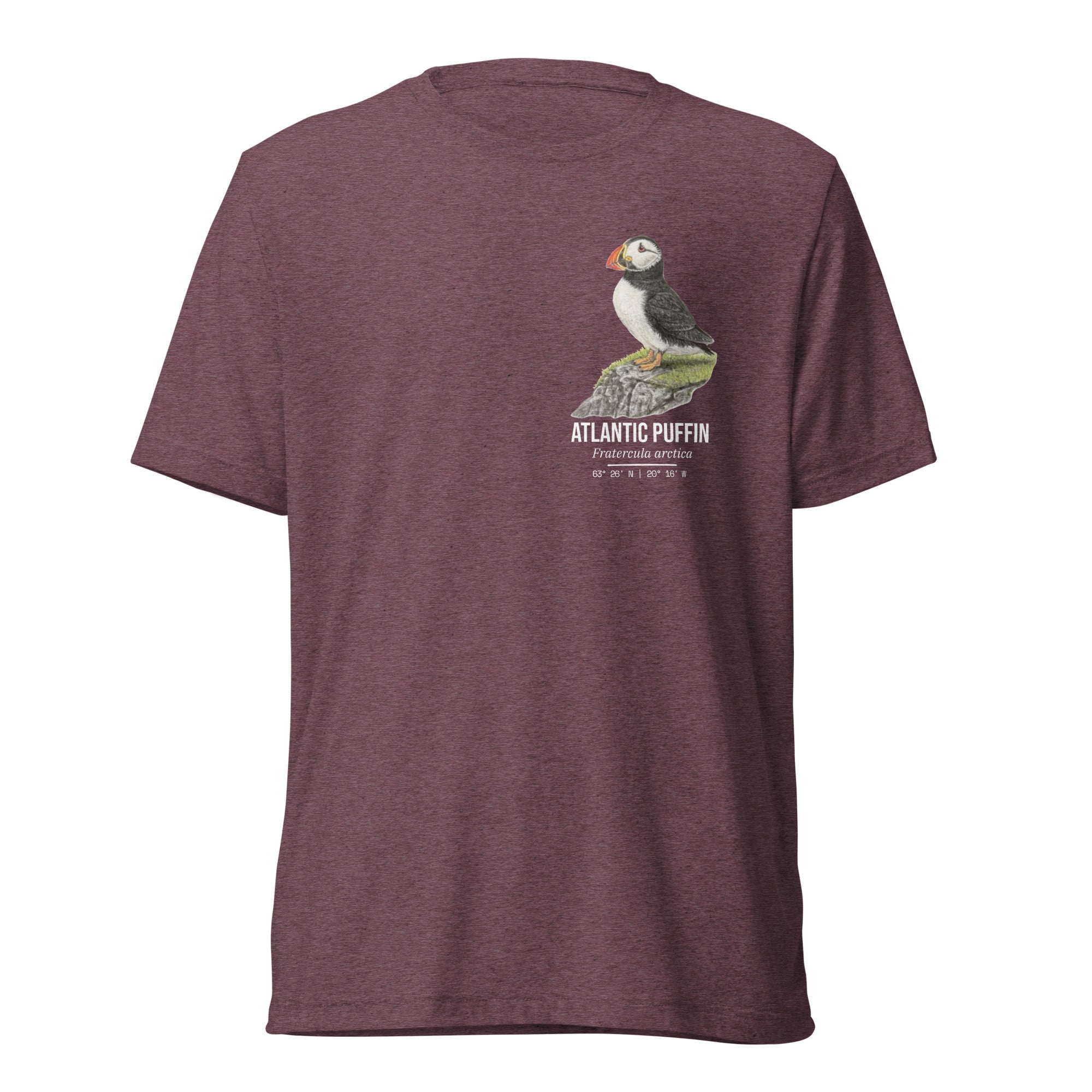 Puffin • Hand Drawn • Uni - Sex Tri - Blend T-Shirt - aGuyWithMSthatDraws