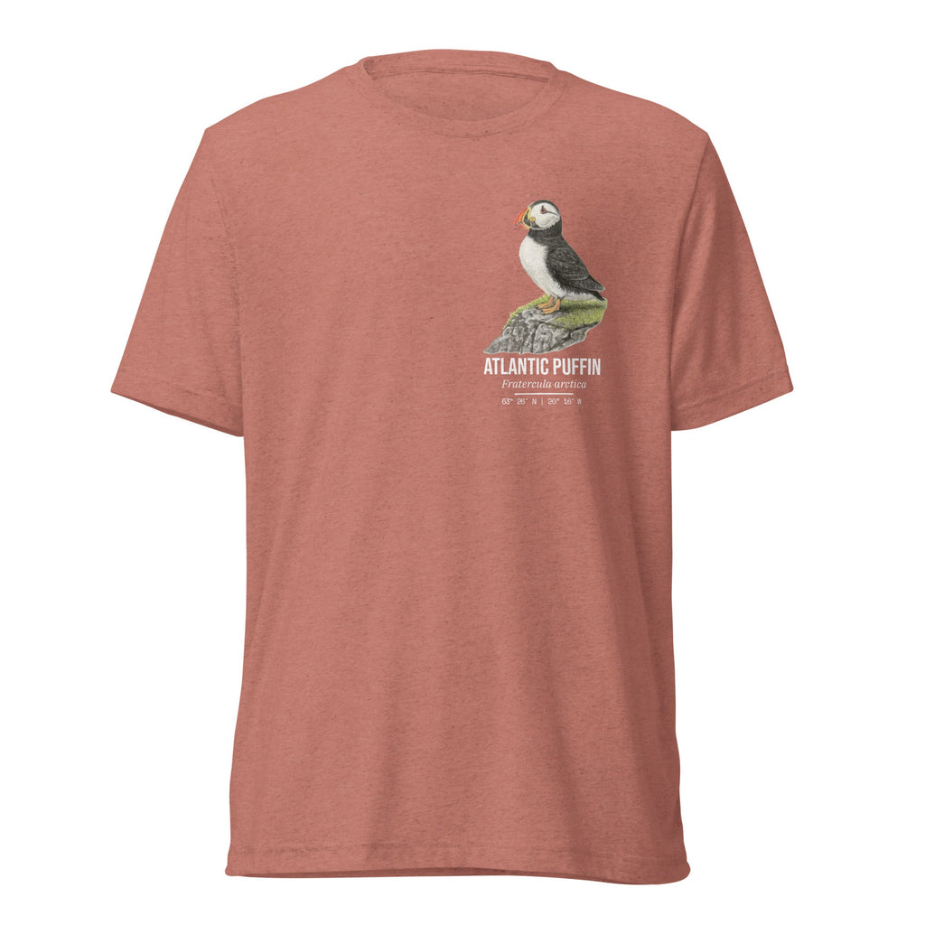 Puffin • Hand Drawn • Uni - Sex Tri - Blend T-Shirt - aGuyWithMSthatDraws