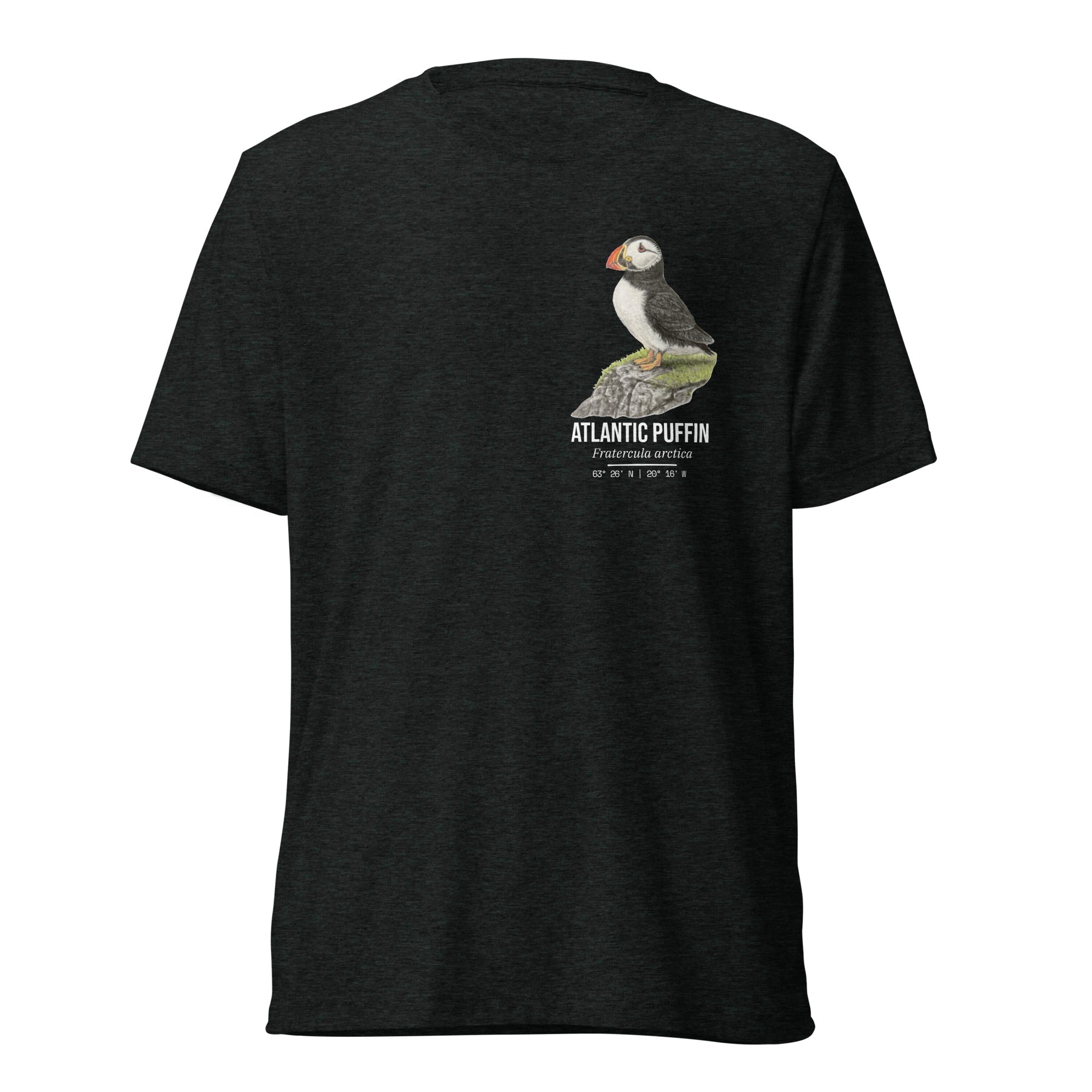 Puffin • Hand Drawn • Uni - Sex Tri - Blend T-Shirt - aGuyWithMSthatDraws