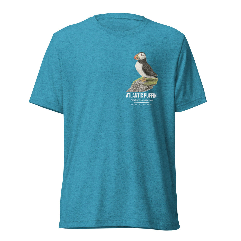 Puffin • Hand Drawn • Uni - Sex Tri - Blend T-Shirt - aGuyWithMSthatDraws