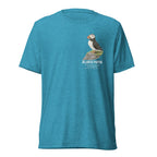 Puffin • Hand Drawn • Uni - Sex Tri - Blend T-Shirt - aGuyWithMSthatDraws