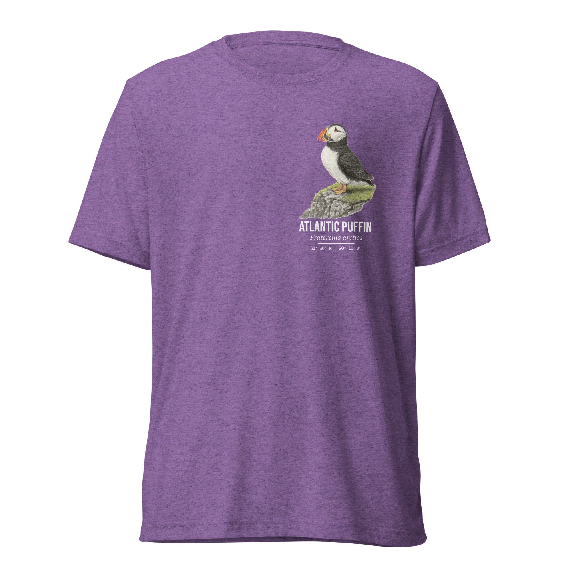 Puffin • Hand Drawn • Uni - Sex Tri - Blend T-Shirt - aGuyWithMSthatDraws