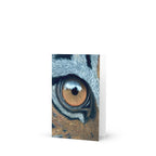 Tiger Eye Greeting Card Hand Drawn In Pastel Pencil Wildlife Art Blank Inside For Any Occasion By AGuyWit - aGuyWithMSthatDraws